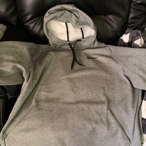 Mens Nike dry fit hoodie/sweatshirt size xxl grey